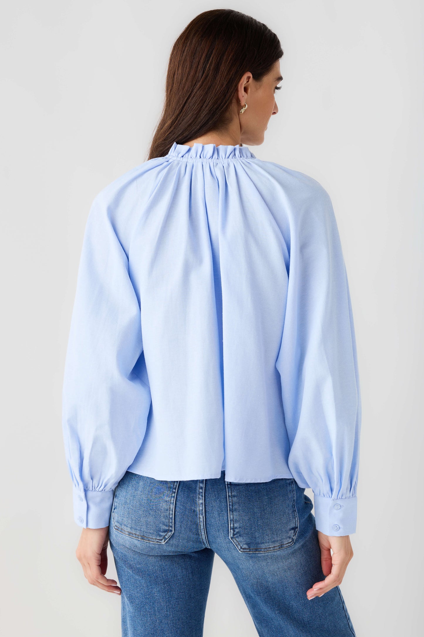 Mable Ruffle Button Down Top