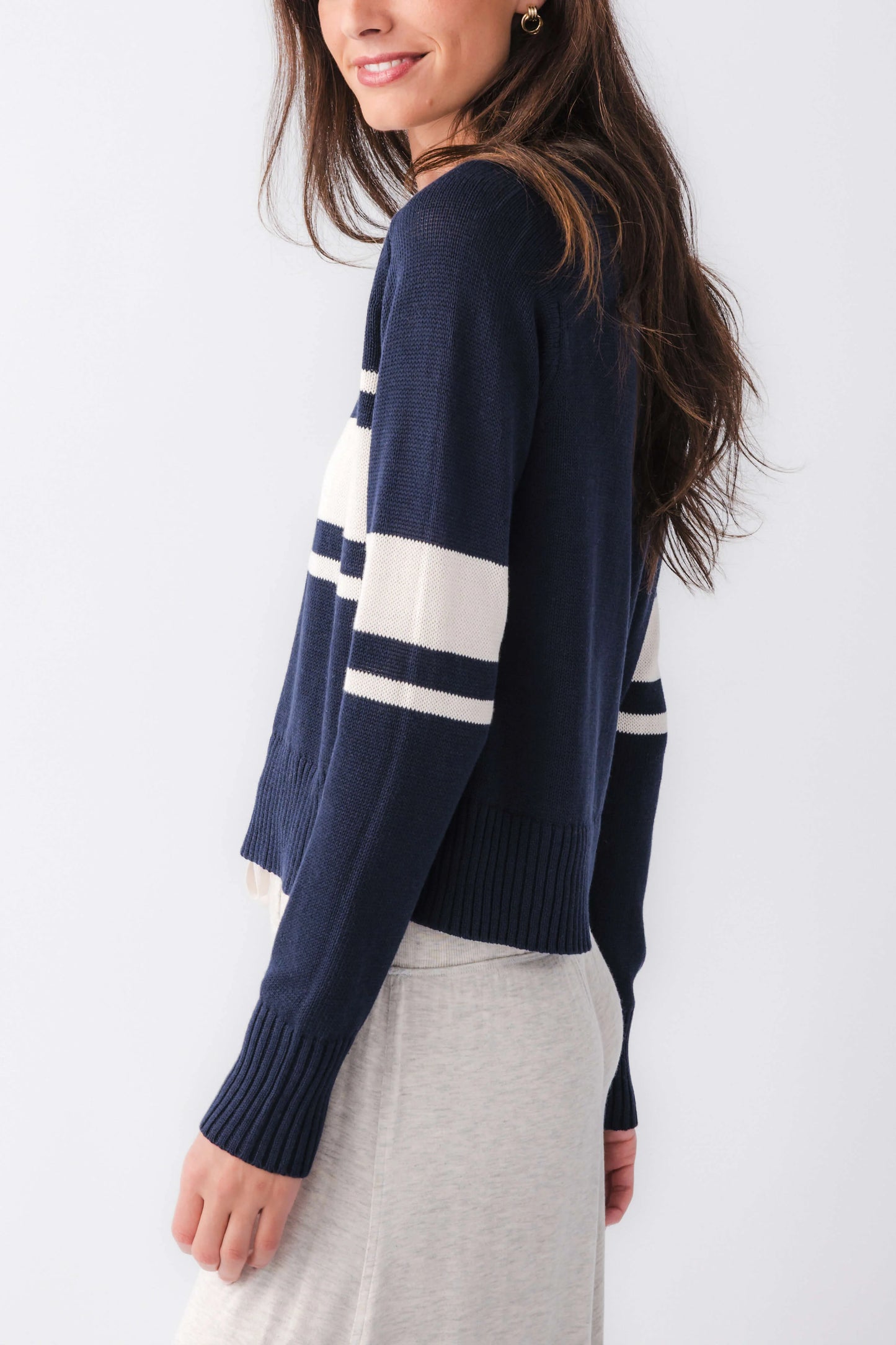 Z Supply Stripe Stand In Sweater