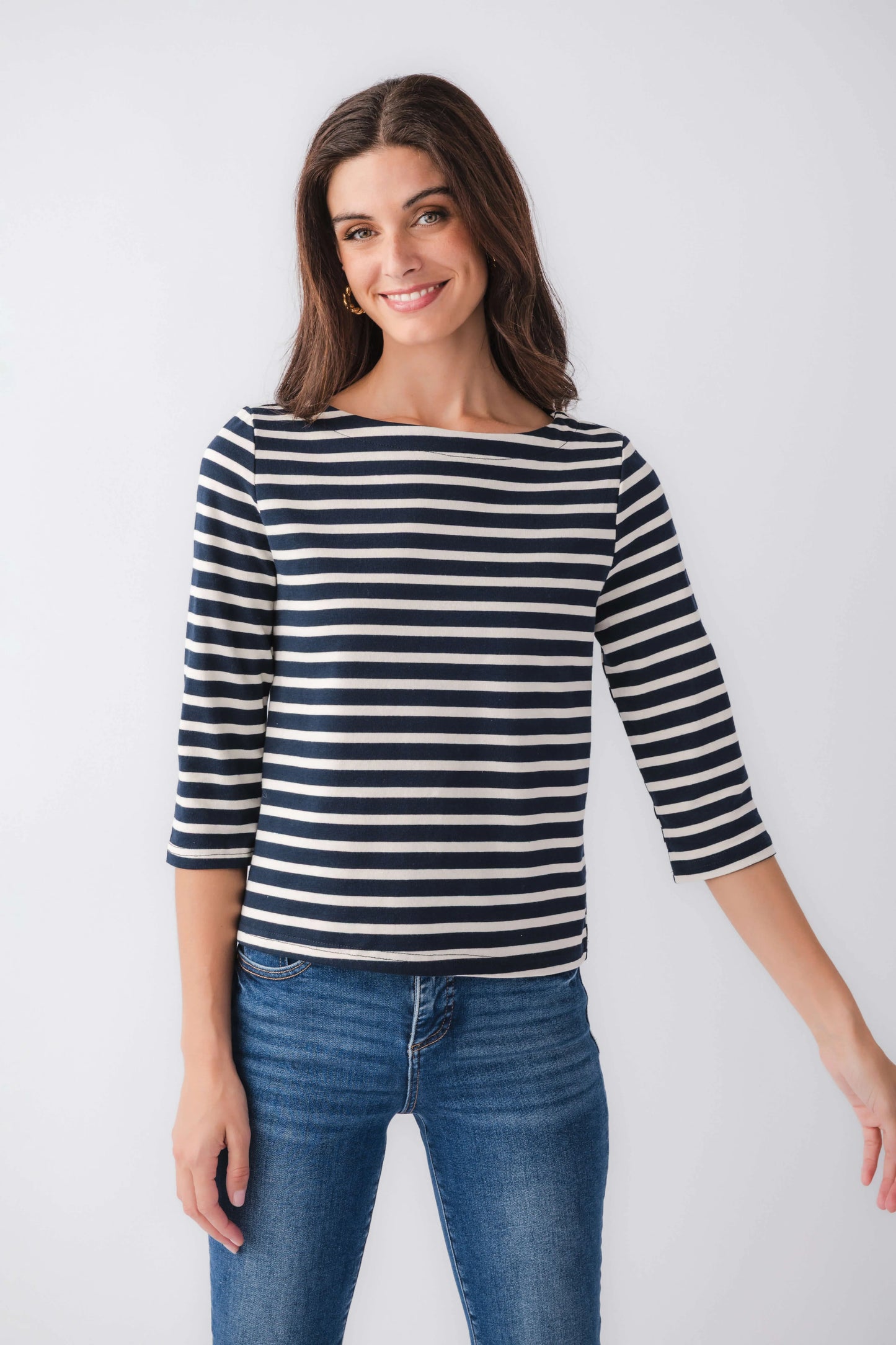 Things Between Stripe Boatneck Top
